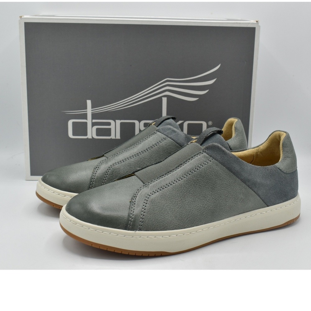 Dansko Jenn Milled Burnished Sneakers Women EU 40 US 9.5-10 Denim Slip On NEW